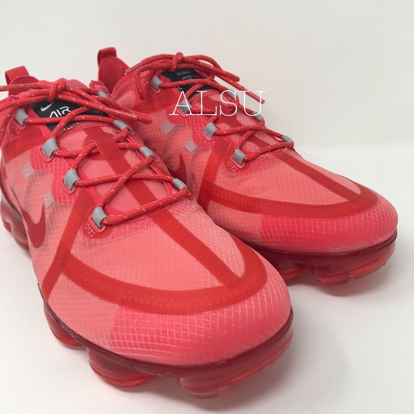 Nike Custom Air Vapormax 2019 Red Mens AUTHENTIC - Picture 6 of 8